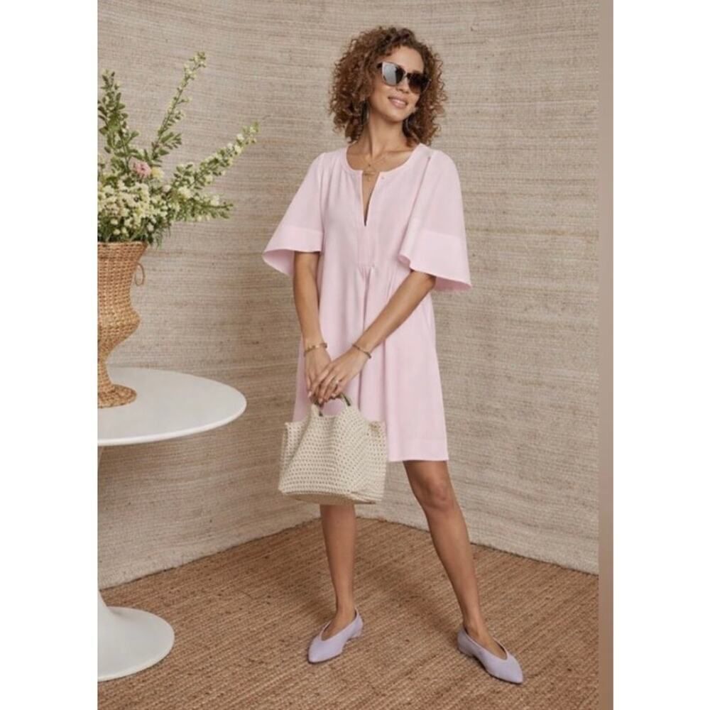 Tuckernuck Pomander Place Orchid Pink Finley Flutter Sleeve Dress Women’s Sz. XS